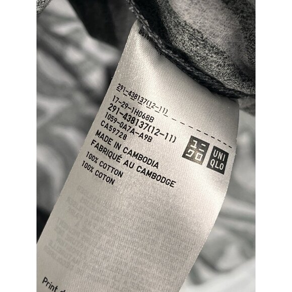 MARIMEKKO X UNIQLO Women's Black Gray Wavy Sleeveless A-Line Dress Small - Picture 5 of 6